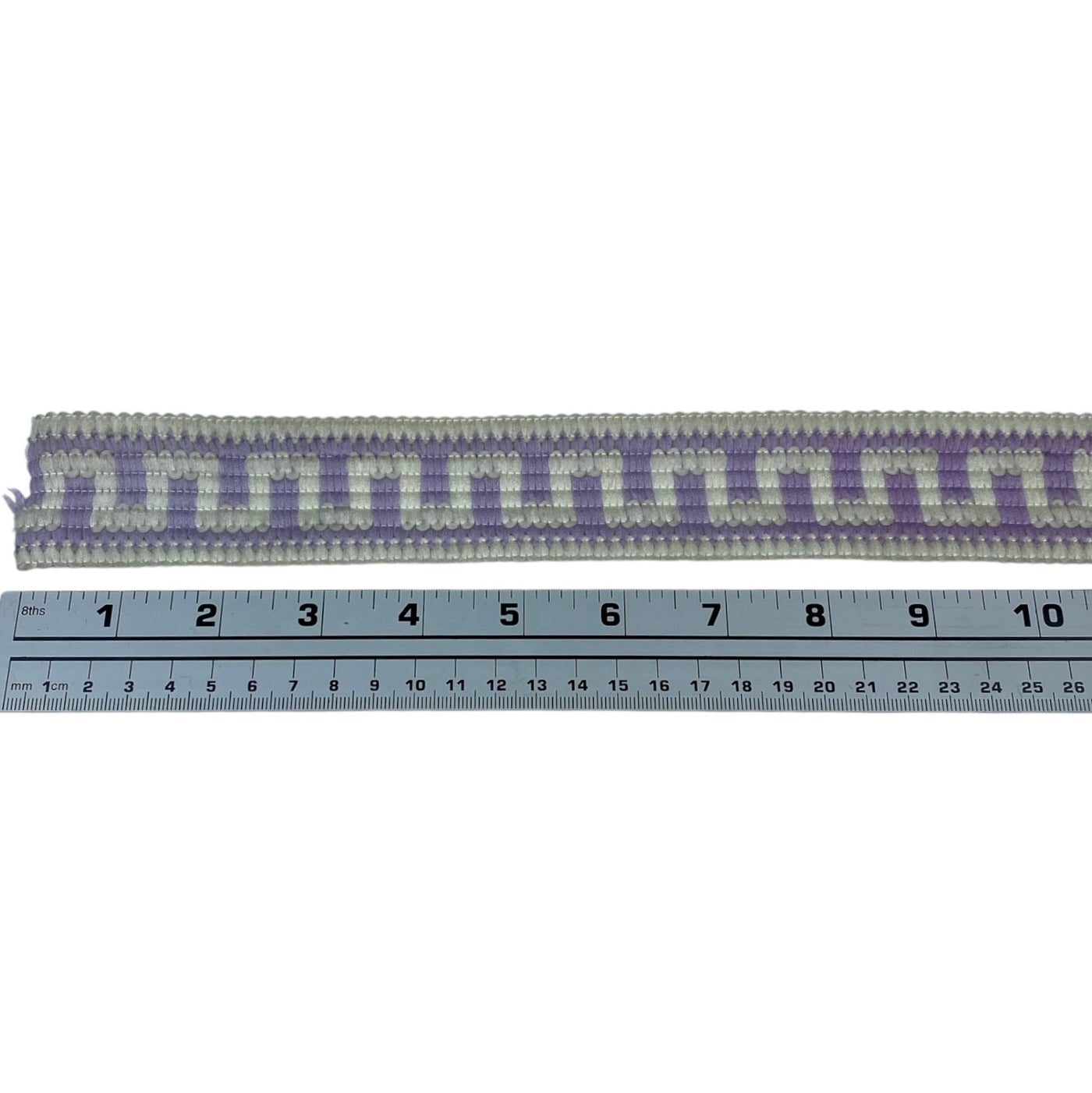 Decorative Trim - White/Light Purple