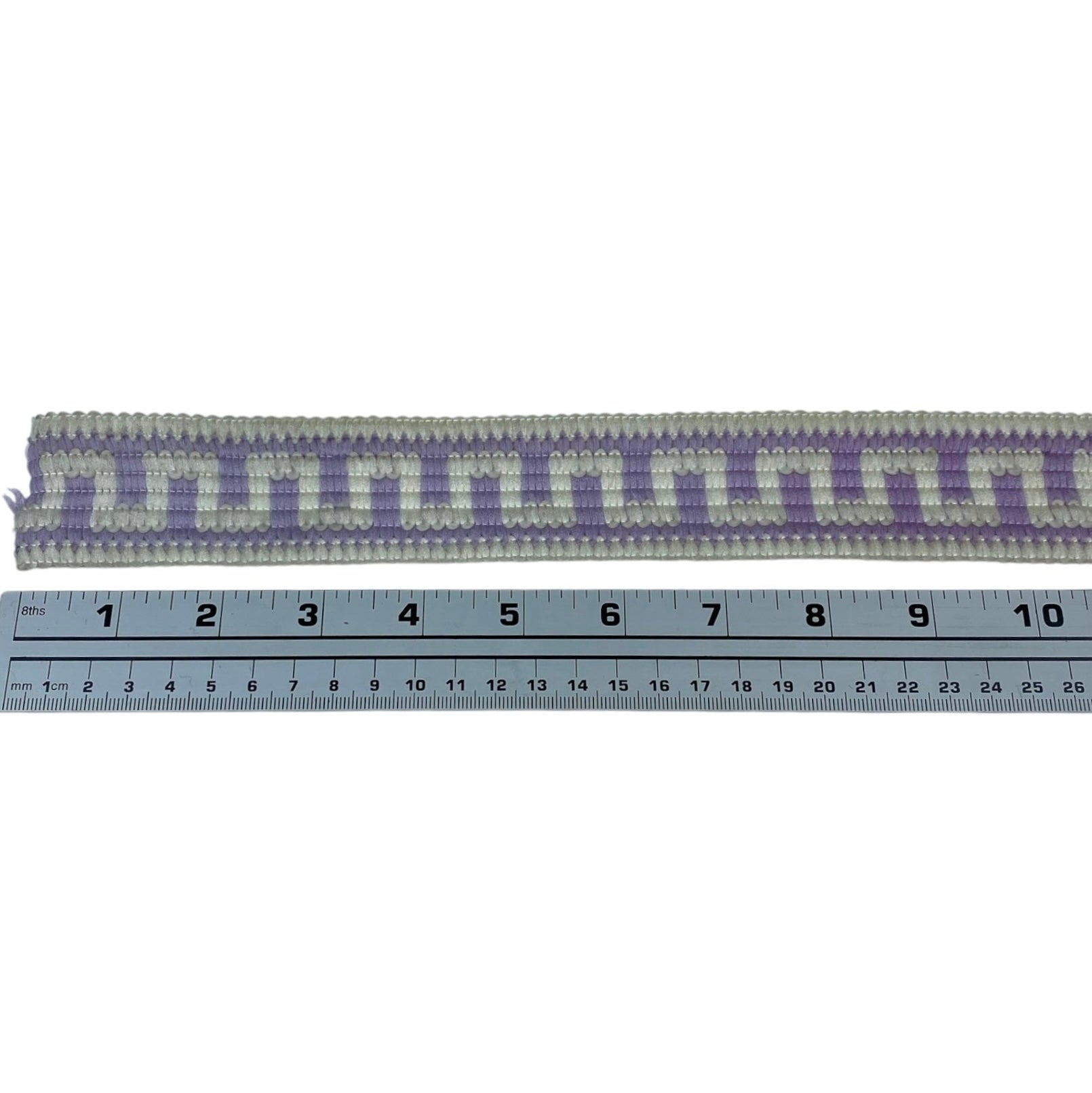 Decorative Trim - White/Light Purple