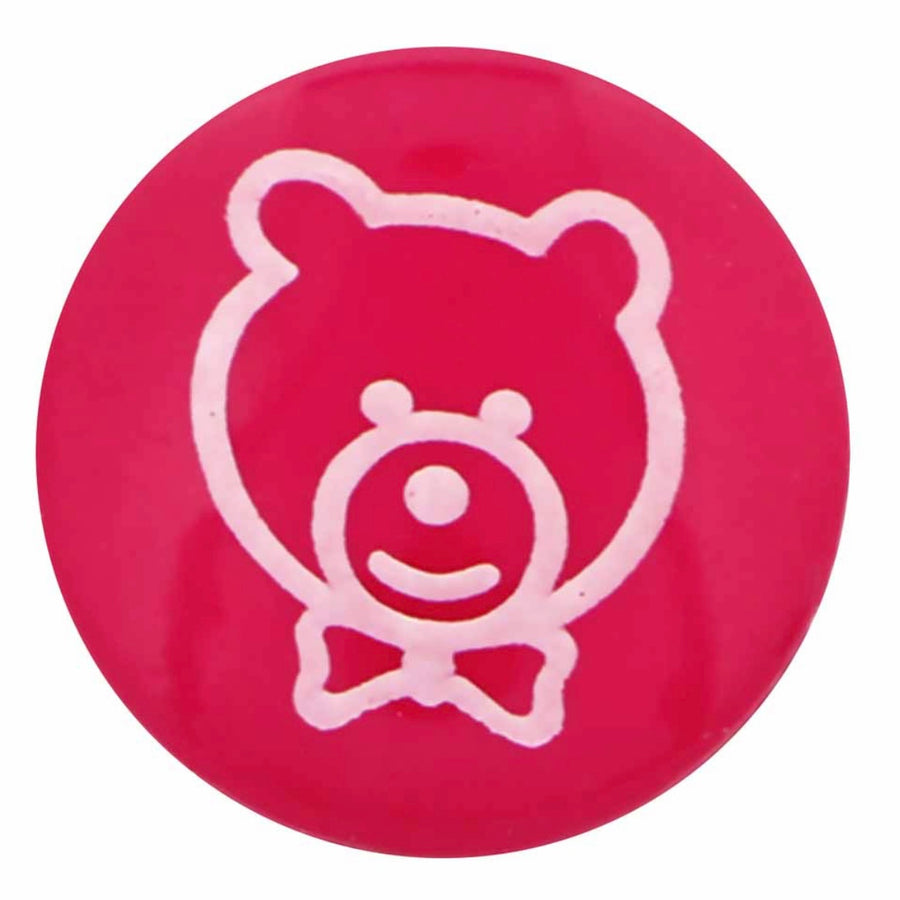 Novelty Teddy Bear Shank Button - 15mm - 3 count