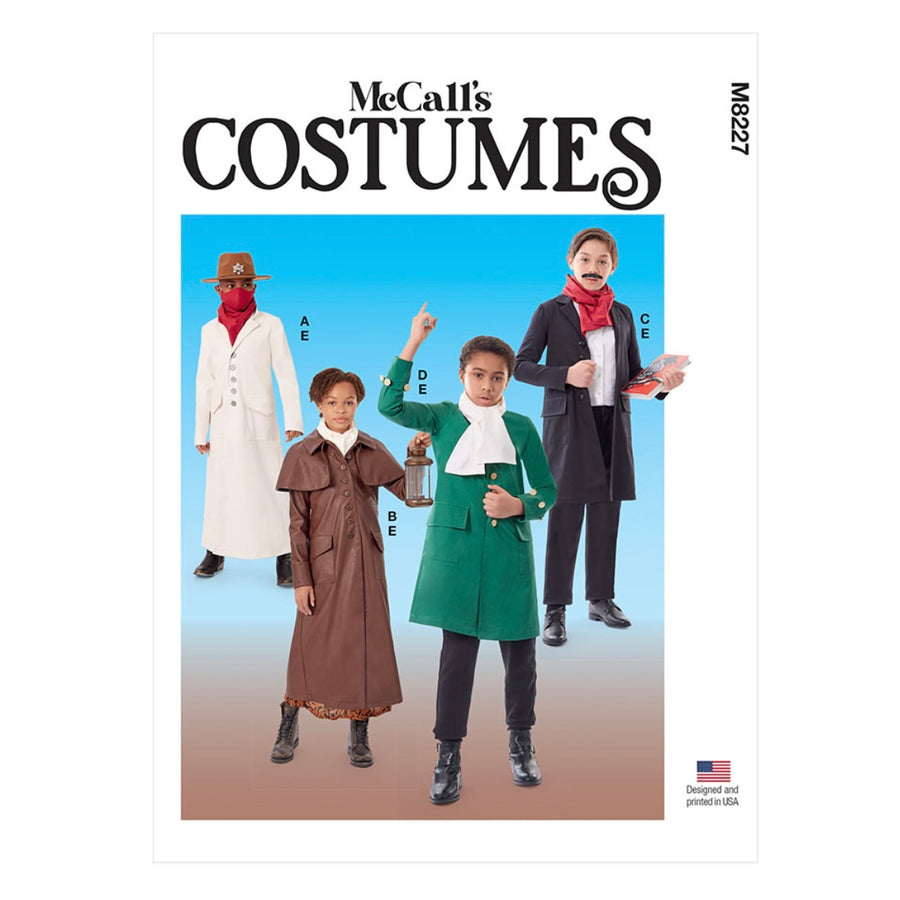 McCalls M8227 - Costume Coats with Mask Sewing Pattern