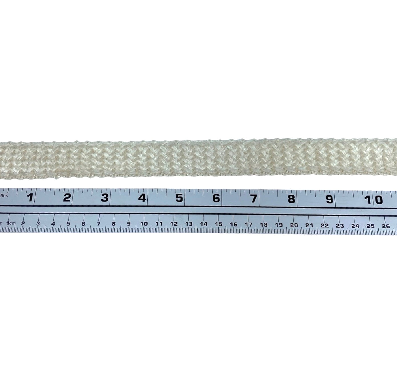 Decorative Stretch Knit Trim - White