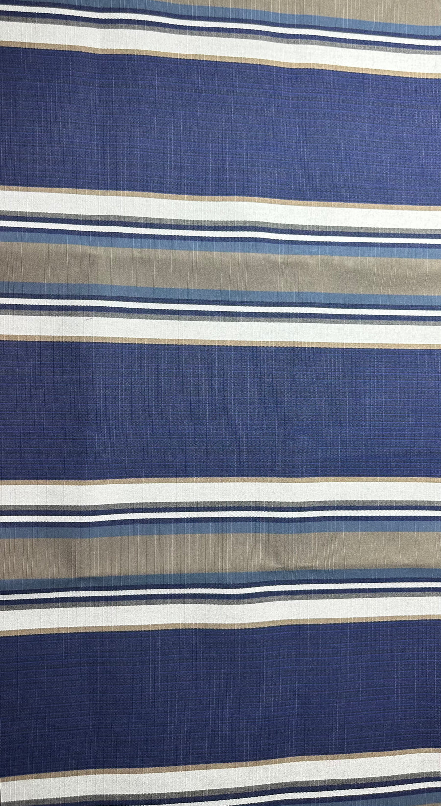 Sunbrella Striped Woven Upholstery - Blue/White/Beige