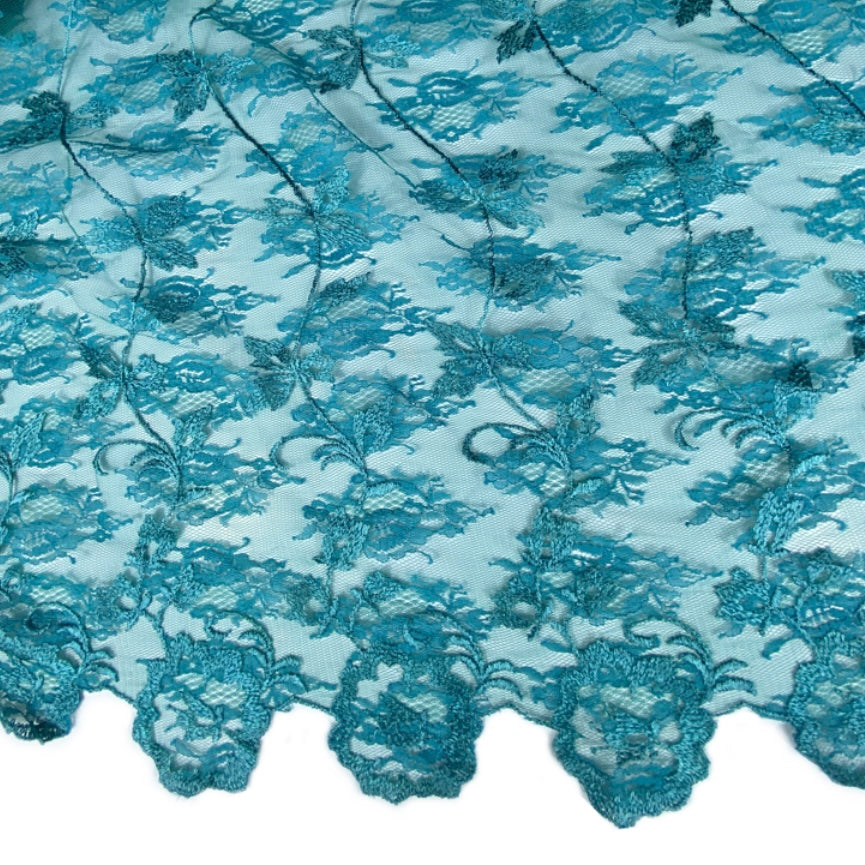 Embroidered Lace Fabric · King Textiles