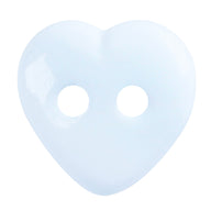 Novelty 2-Hole Heart Button - 12mm - 4 count