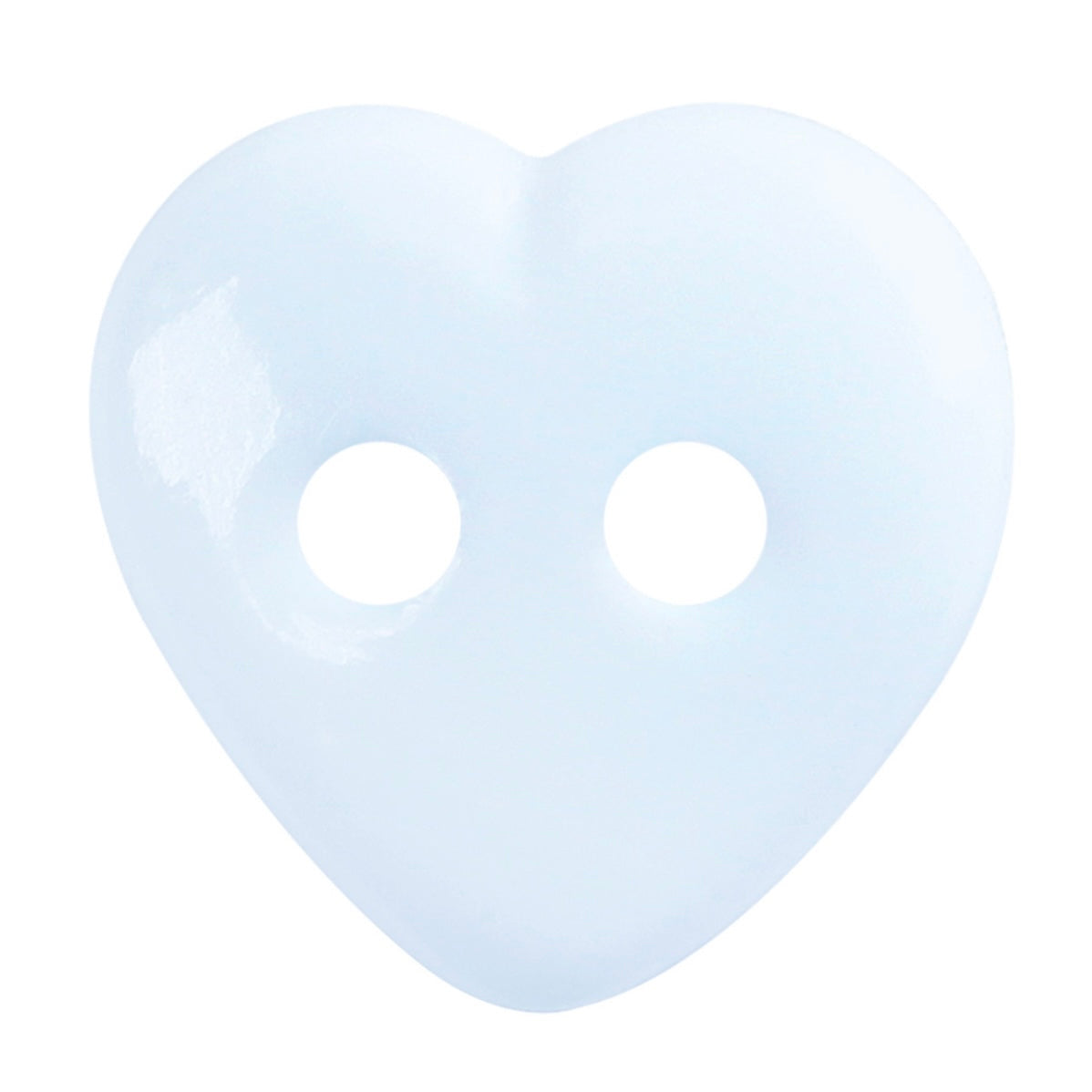 Novelty 2-Hole Heart Button - 12mm - 4 count