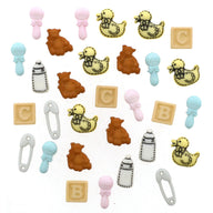 Novelty Buttons - Tiny Baby - 30pcs