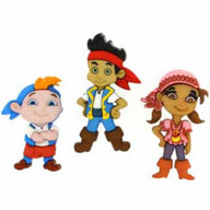 Novelty Buttons - Disney Jake and the Neverland Pirates - 3 pcs