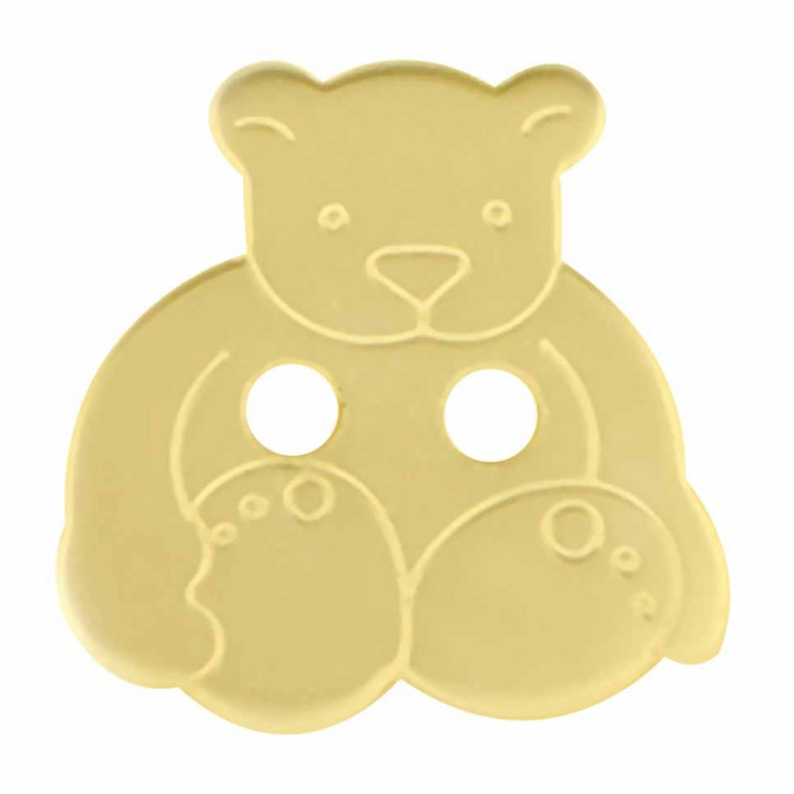 Novelty 2-Hole Teddy Bear Button - 18mm - 2pcs