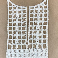 Lace Neckline Applique - Beige