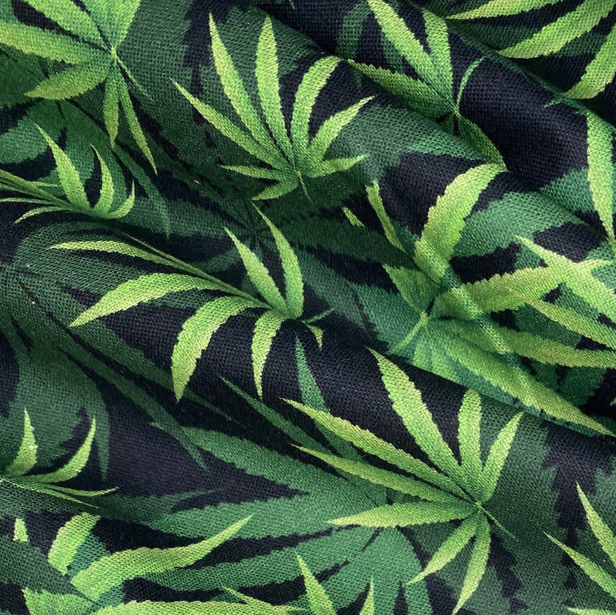 Quilting Cotton - Leaf Print - 44”