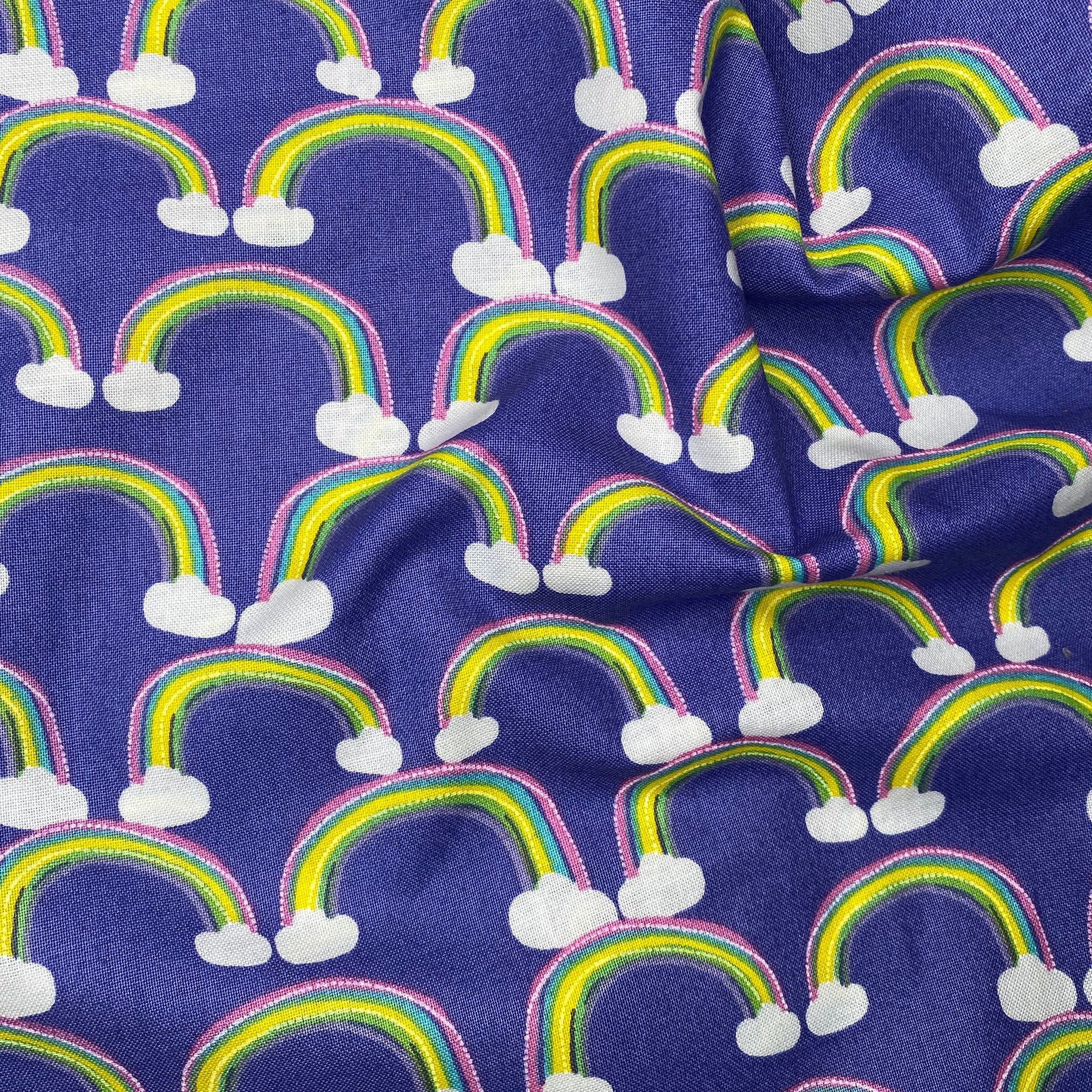 Quilting Cotton - Rainbow - 44” - Purple