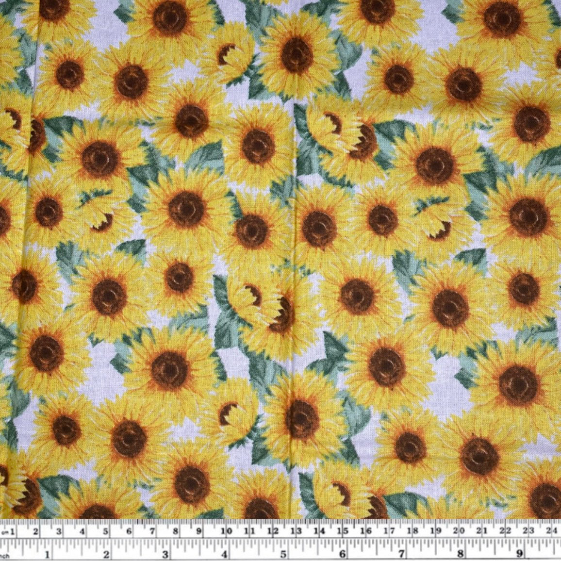 Quilting Cotton - Sunflower - Yellow - Remnant