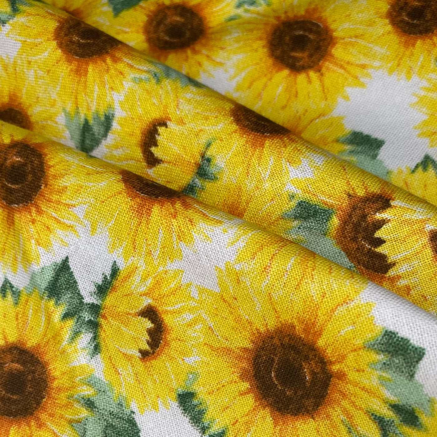 Quilting Cotton - Sunflower - Yellow - Remnant