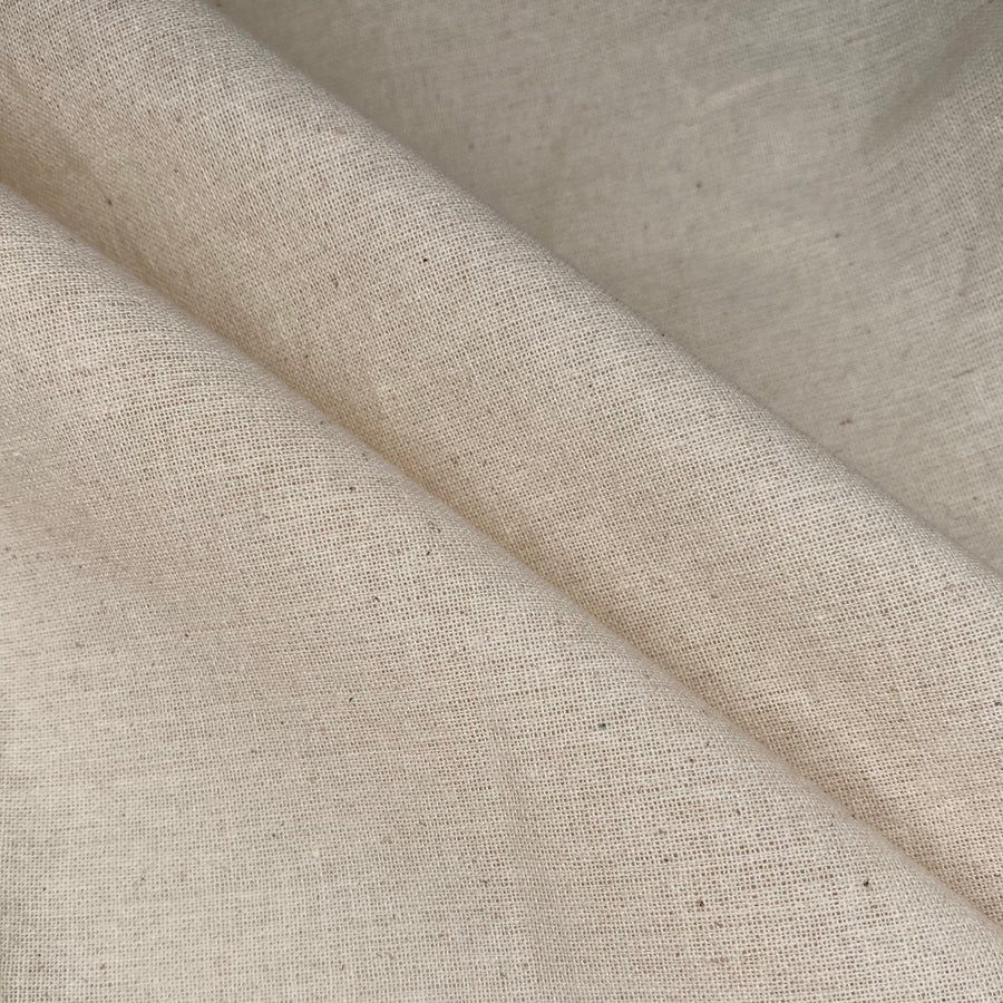 Waffle Weave Cotton - Unwashed - 44” - White – King Textiles