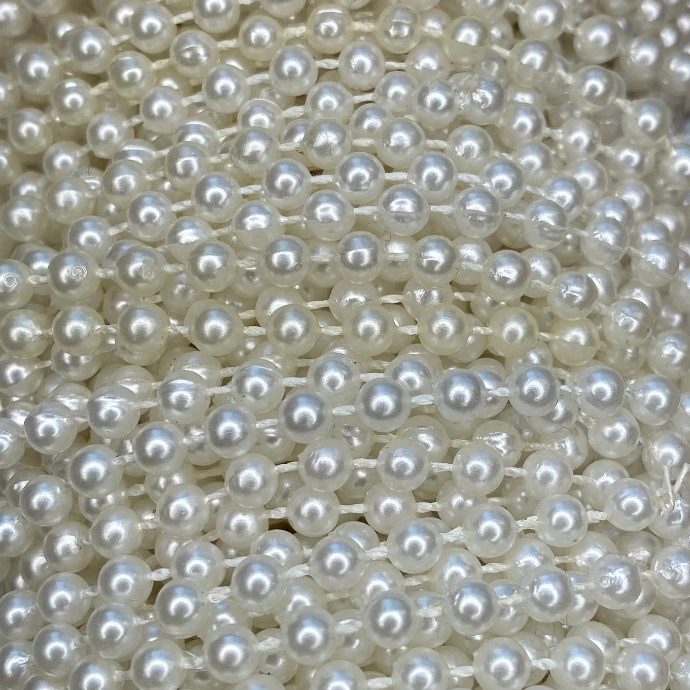 Faux Pearl Trim - 4mm - Ivory