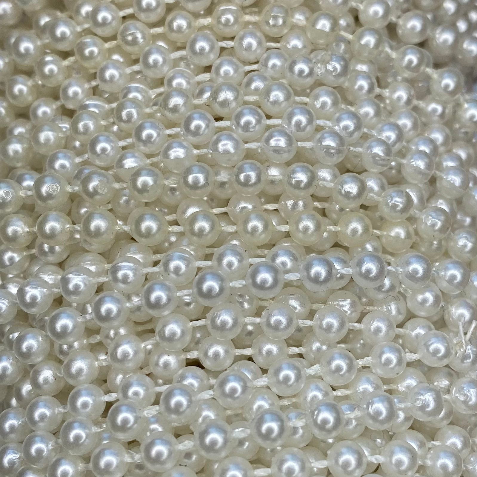 Faux Pearl Trim - 4mm - Ivory