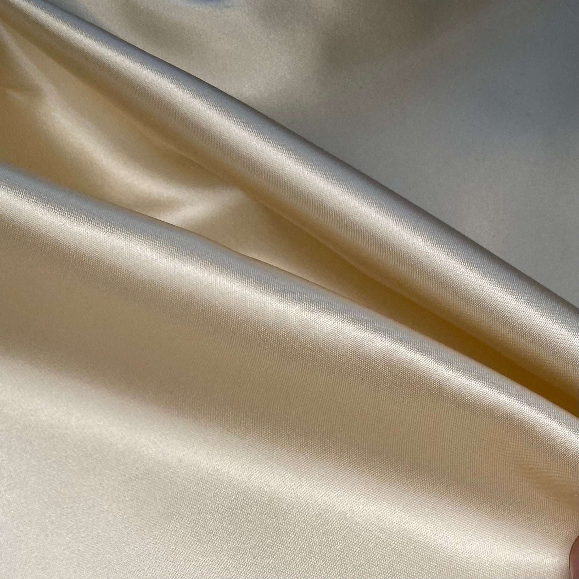 Polyester Satin - 44” - Ivory