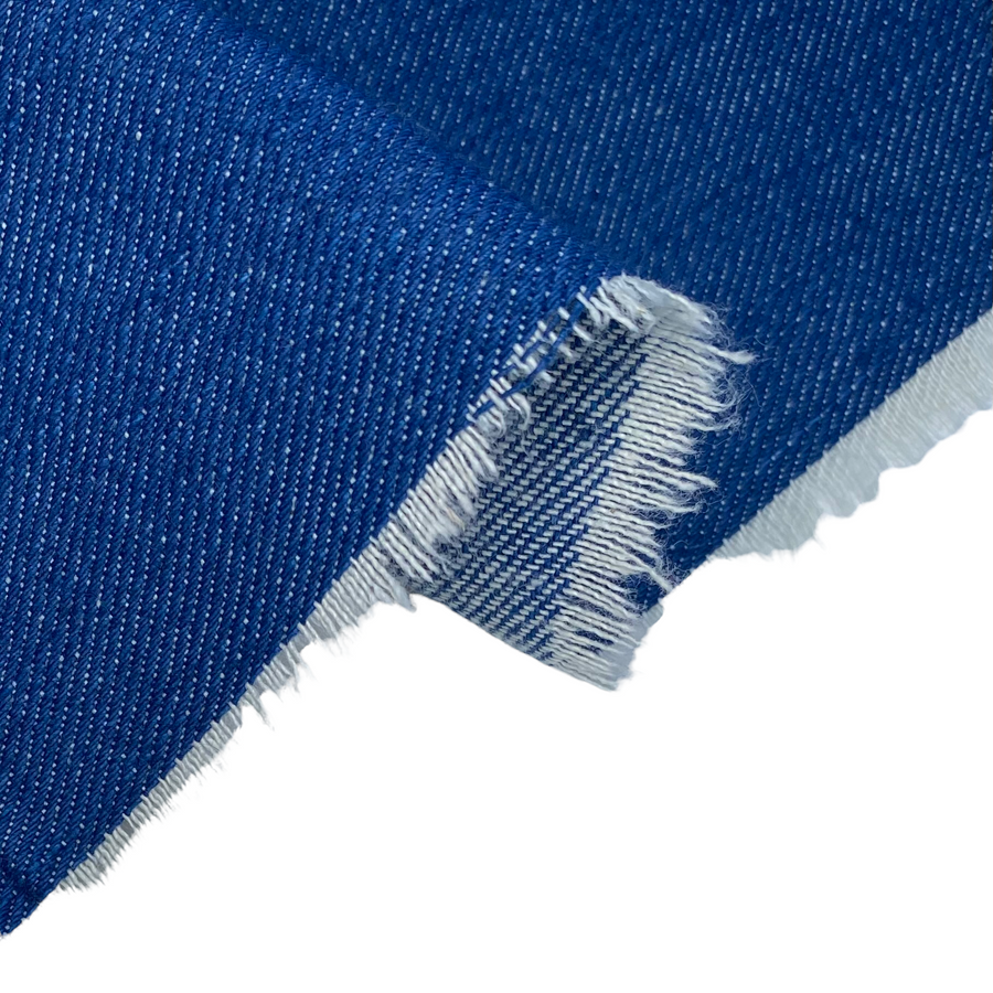 Solid Stretch (9 oz) Denim Fabric - Black Cotton Polyester Spandex Twill  54/55 By The Yard 