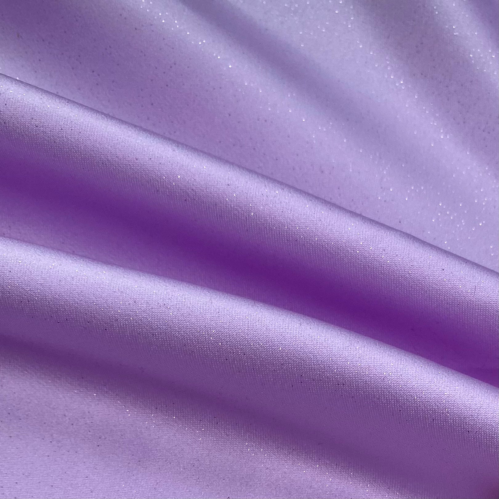 Sparkle Peau De Soie - Matte Satin - Lavender/Silver