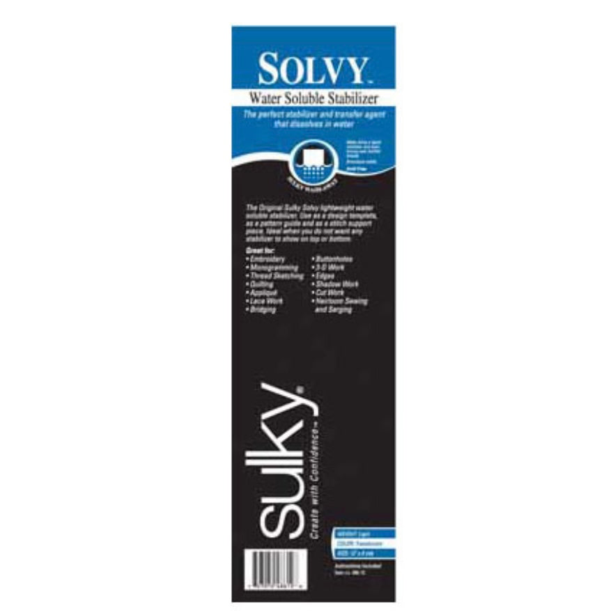 Solvy - White - 30.5cm x 8.25m (12″ x 9yd) roll