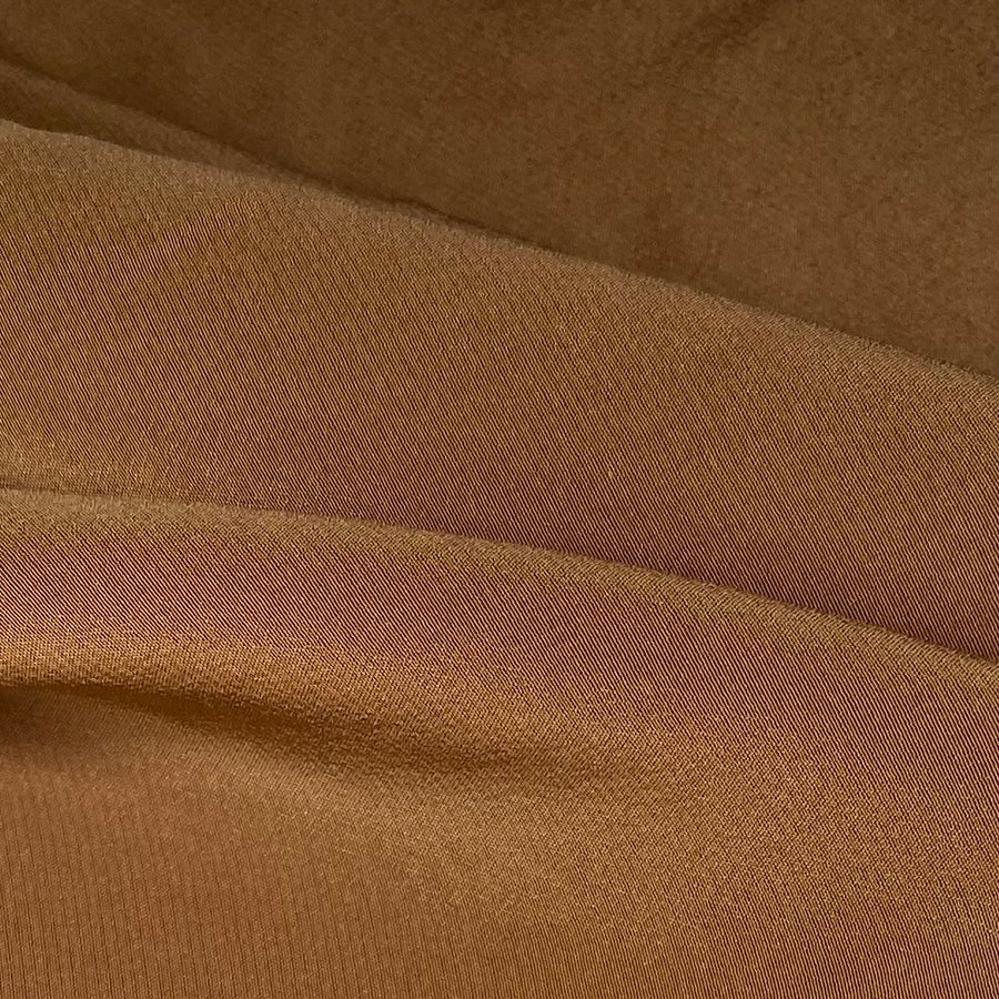 Silk Crepe De Chine - Russet