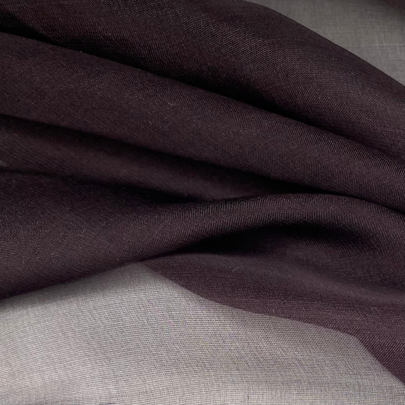 Silk Chiffon - 52” - Dark Brown