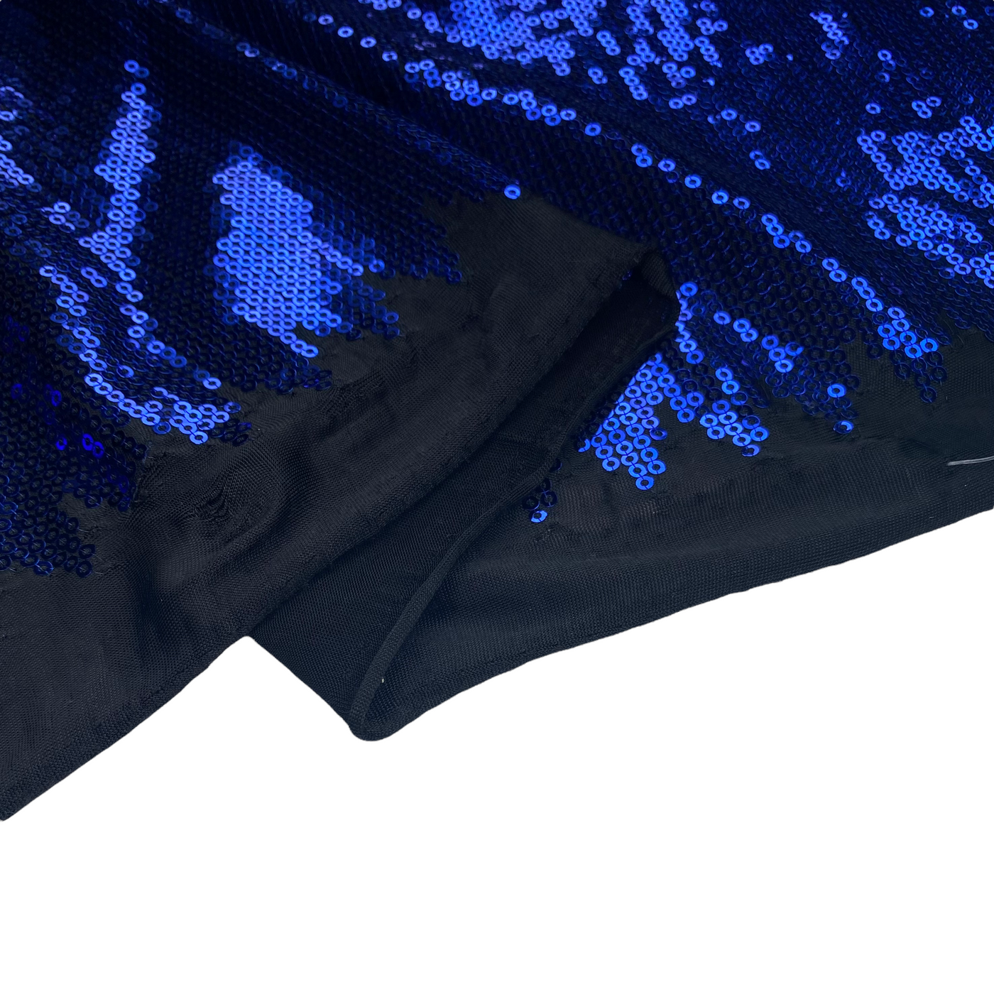 Sequin Knit - 56”- Blue/Black