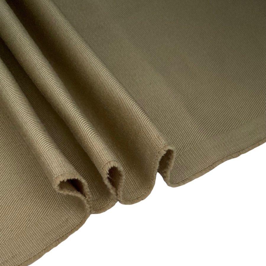 100% Cotton Brushed Twill Fabric by the Yard Mocha 