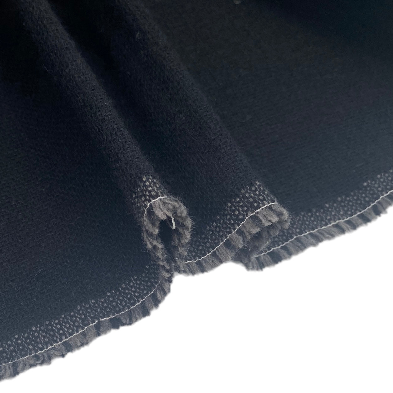 Woven Wool Coating - Black