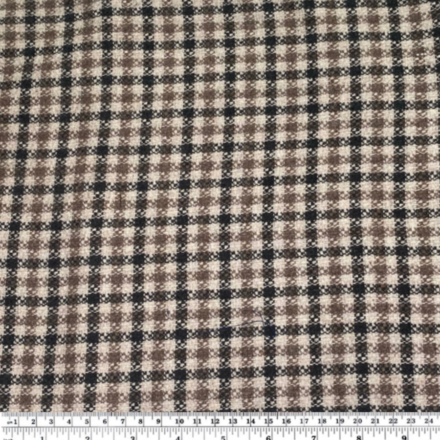 Wool Plaid - Brown/Beige