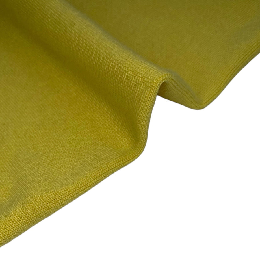  Green Oasis Poly Cotton Spandex 4x2 Rib Knit Fabric
