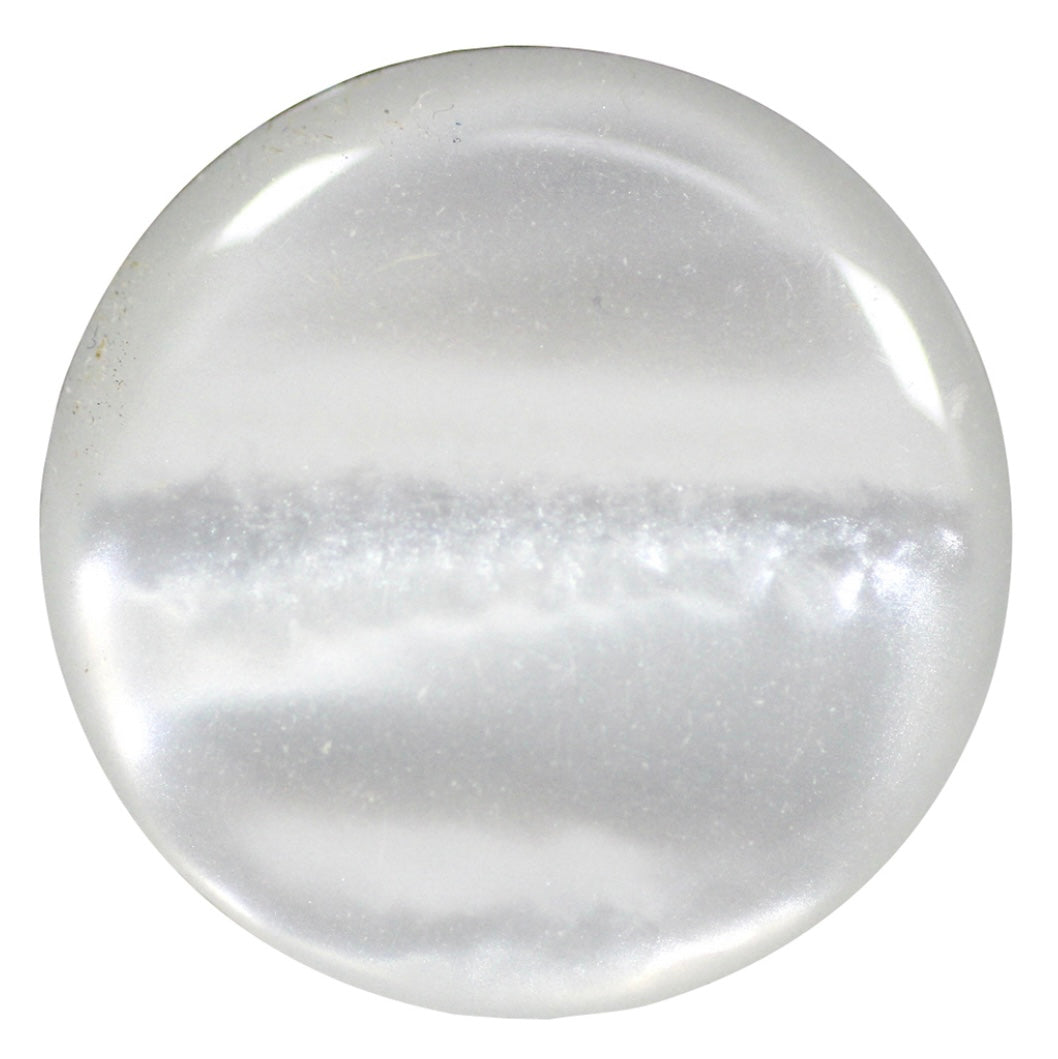 Shank Plastic Button - 14mm - White -  3 count