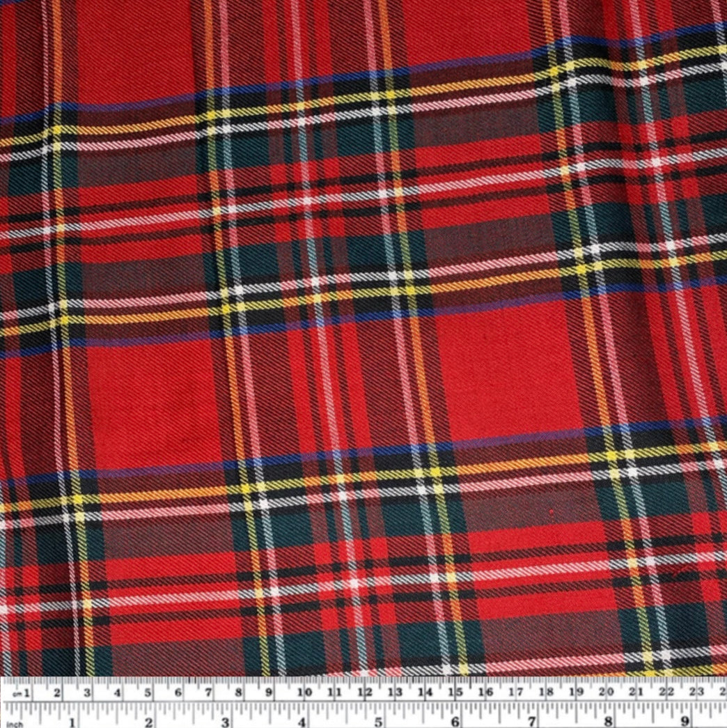 Camelot Fabrics Fleece Plaid Stewart Tartan Red Royal Fabric By The Yard :  Buy Online at Best Price in KSA - Souq is now : Arts & Crafts