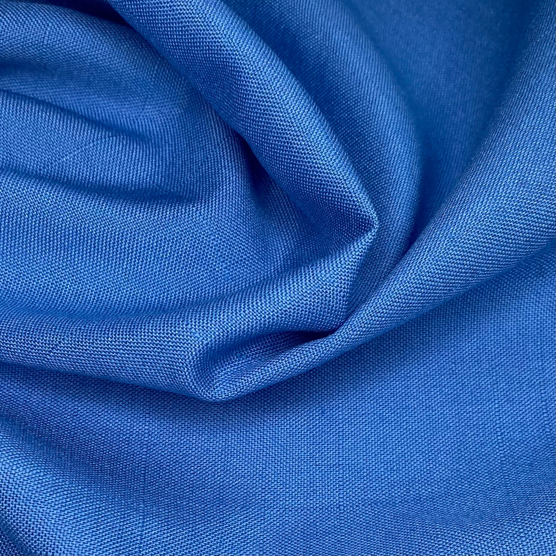 Cotton/Polyester Blend - Linen Look - Periwinkle