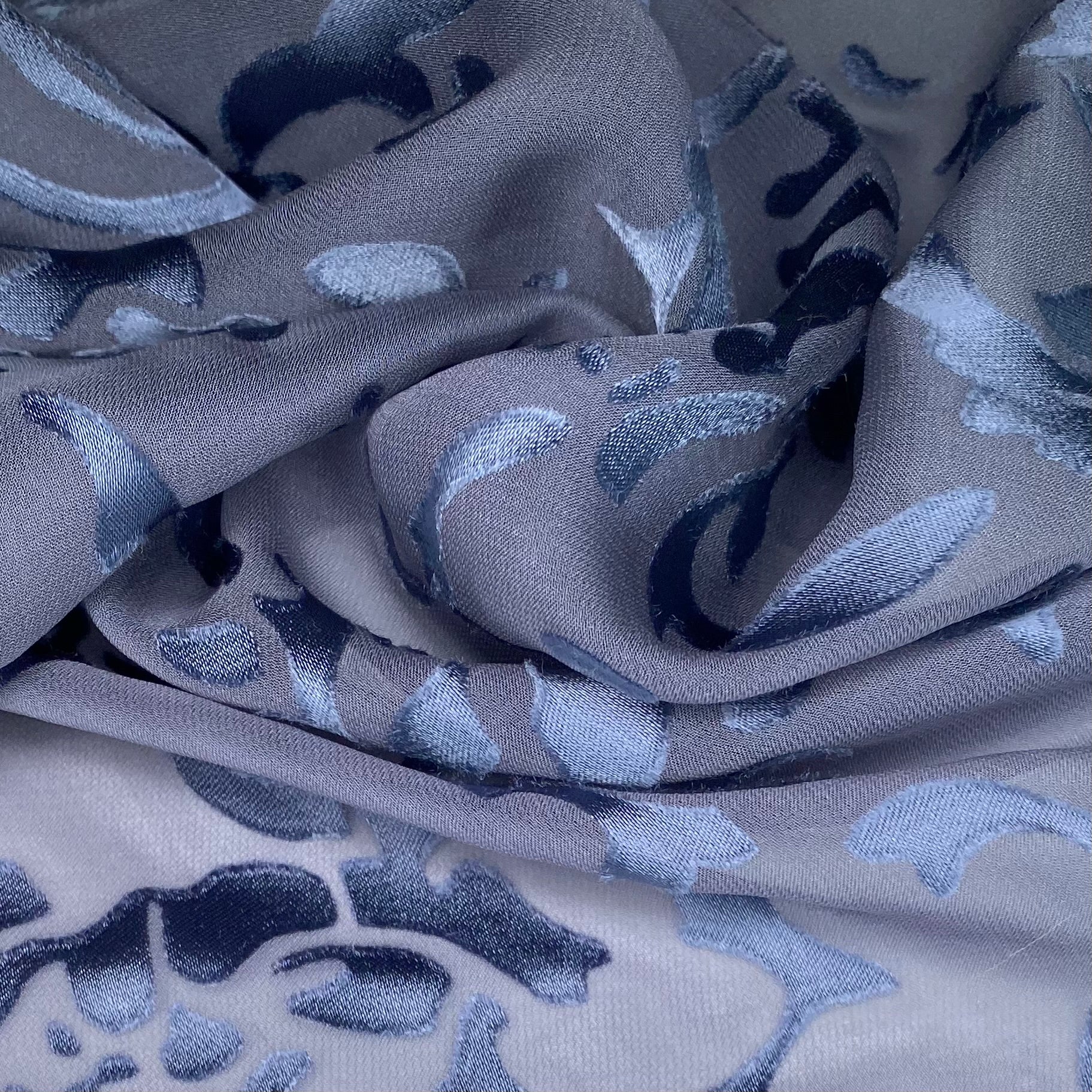 Burnout silk clearance chiffon fabric