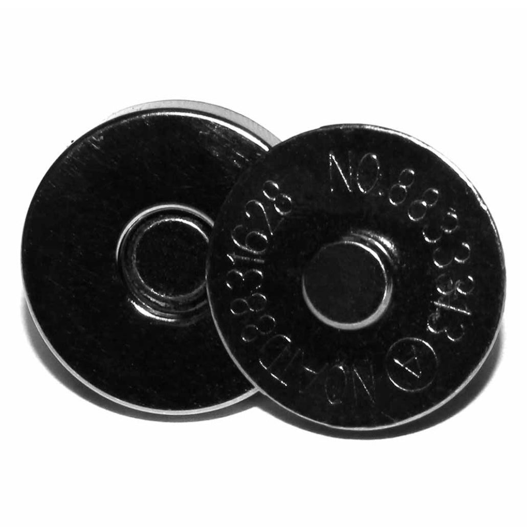 Magnetic Snaps - 18mm - Silver - 2pcs