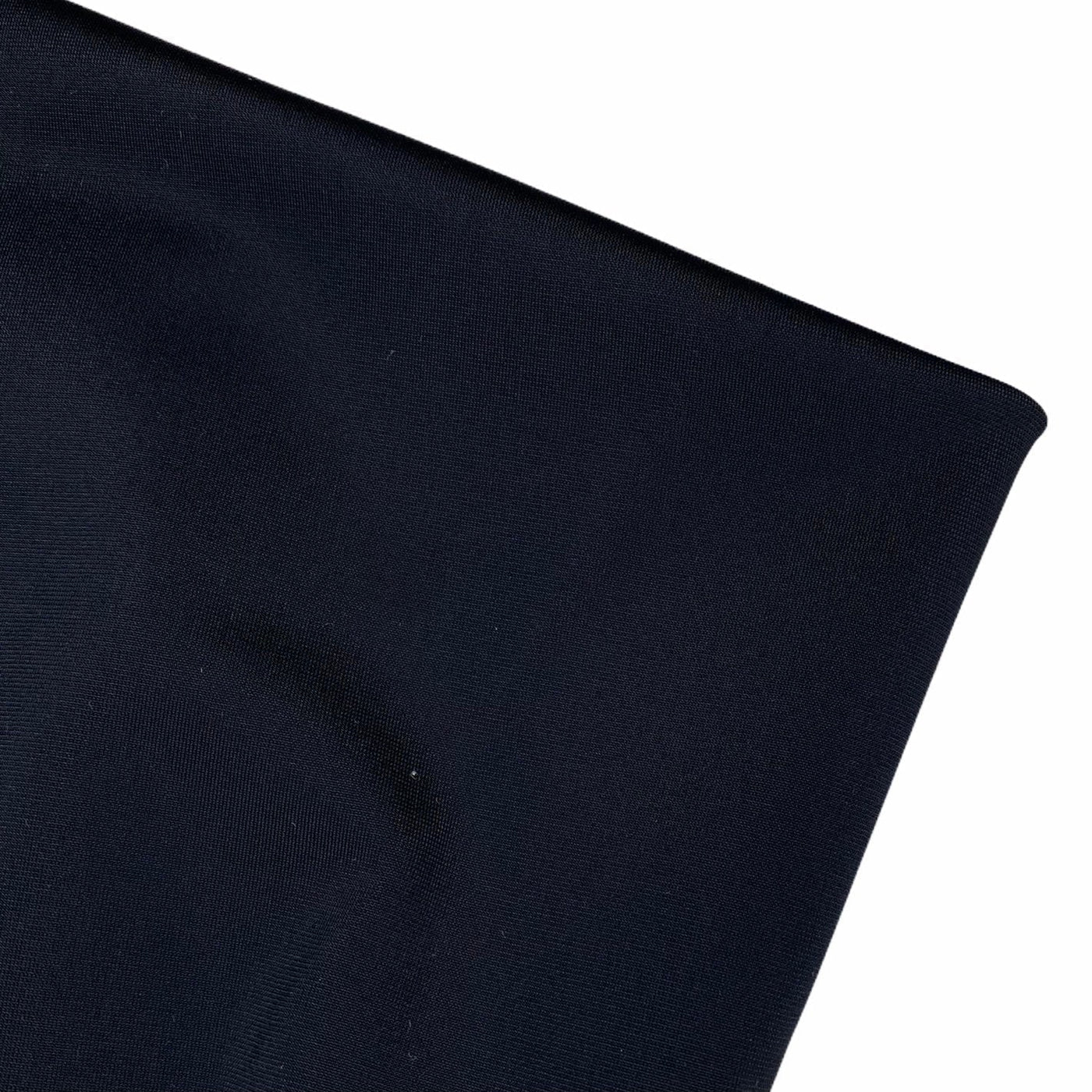 Black 4-Way Stretch Nylon Spandex Fabric by The Yard 
