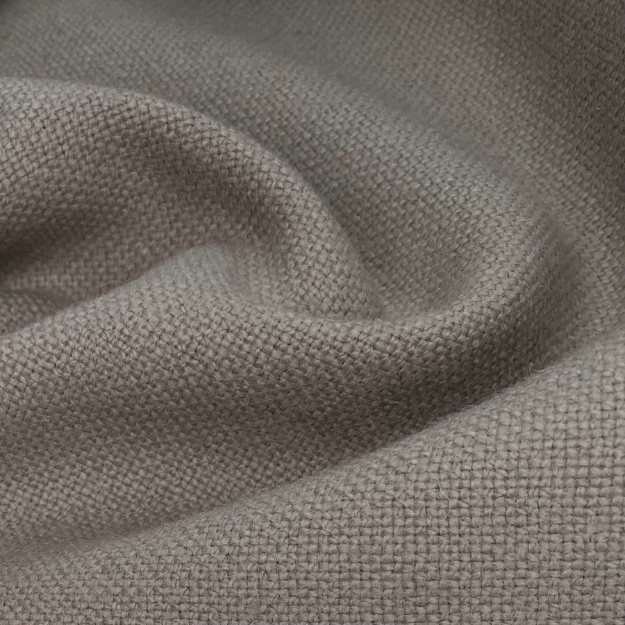 Woven Wool Coating - Remnant - Taupe