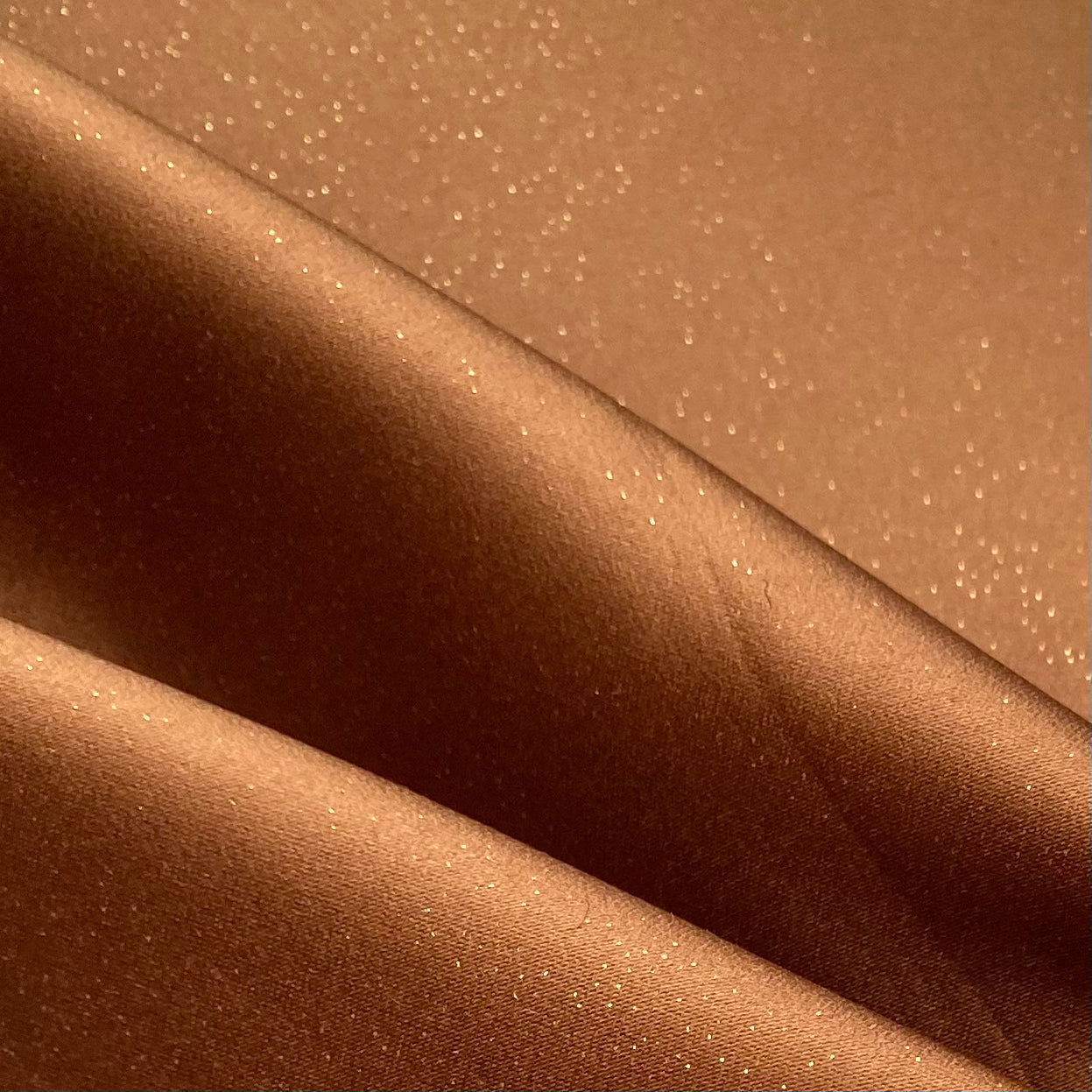 Sparkle Peau De Soie - Matte Satin - Brown/Gold