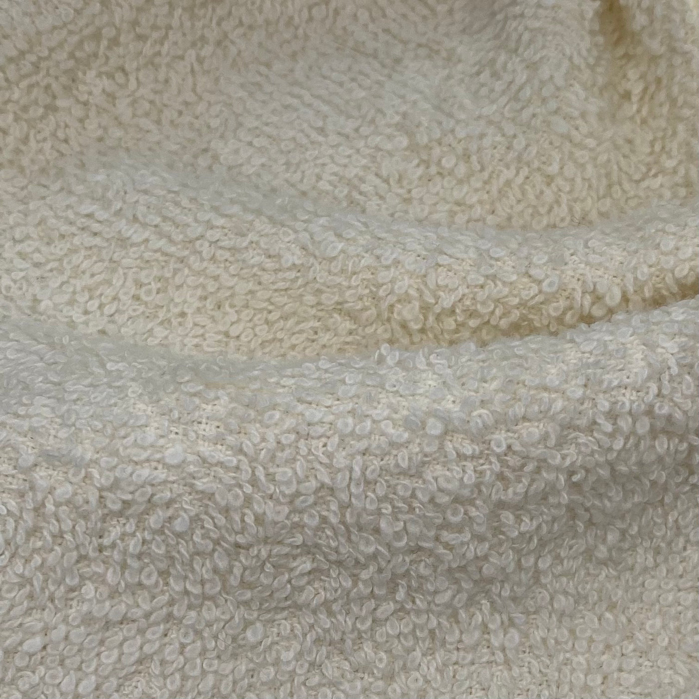 Double Sided Cotton Terry Towel - Ivory