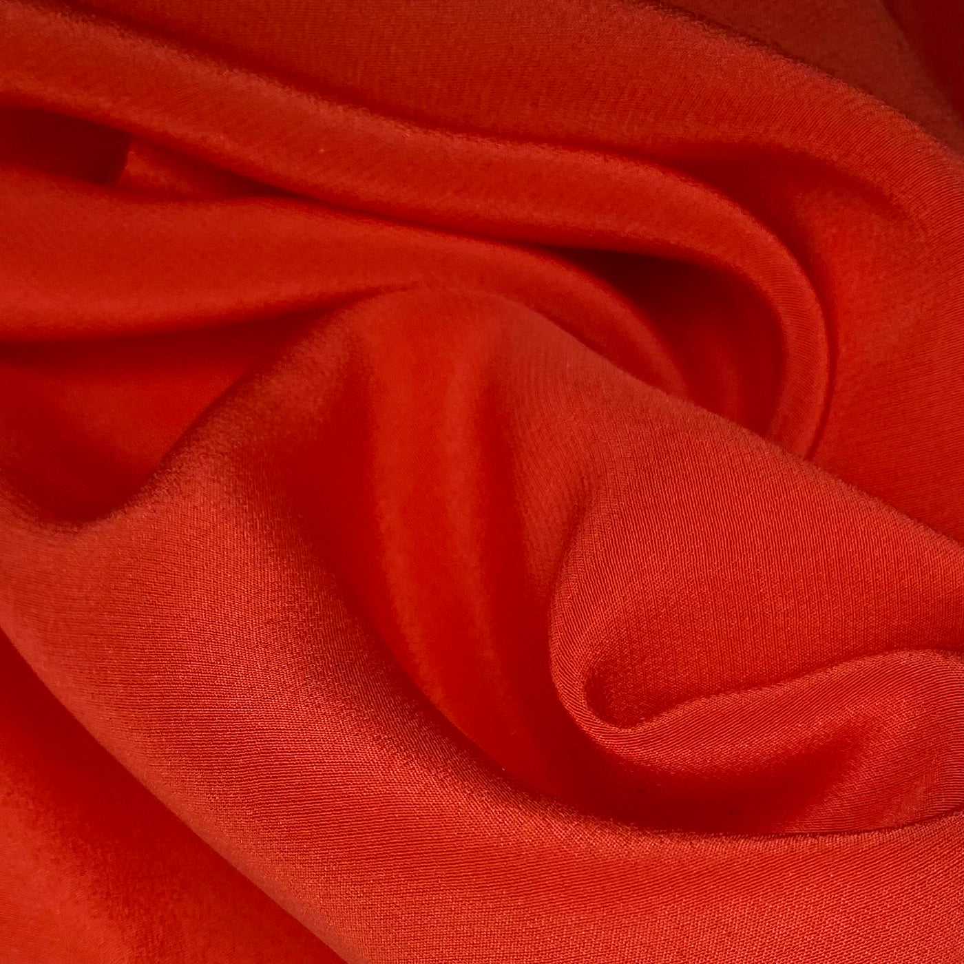 Silk Crepe De Chine - 44” - Coral