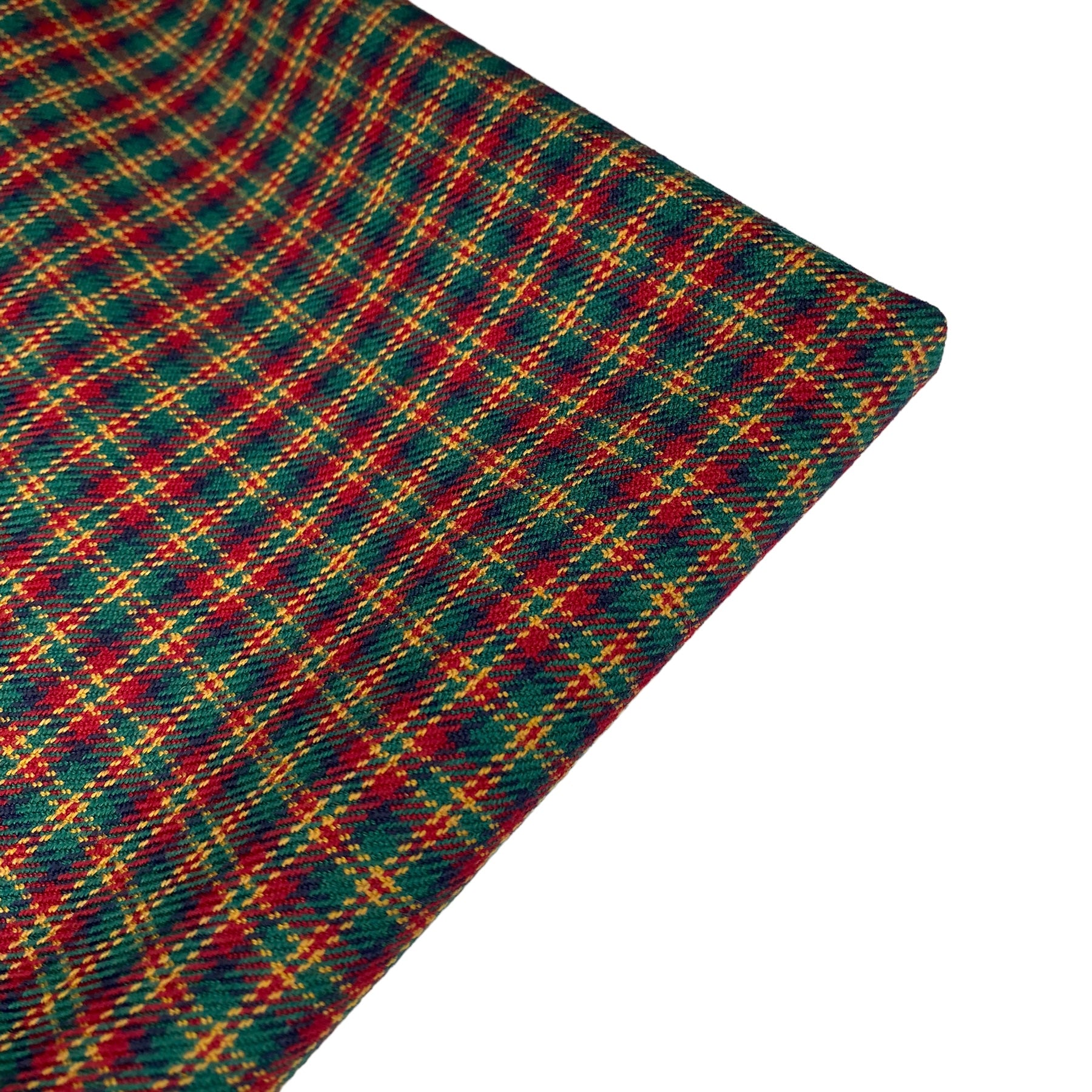 Wool Plaid - Red/Green/Yellow /Navy