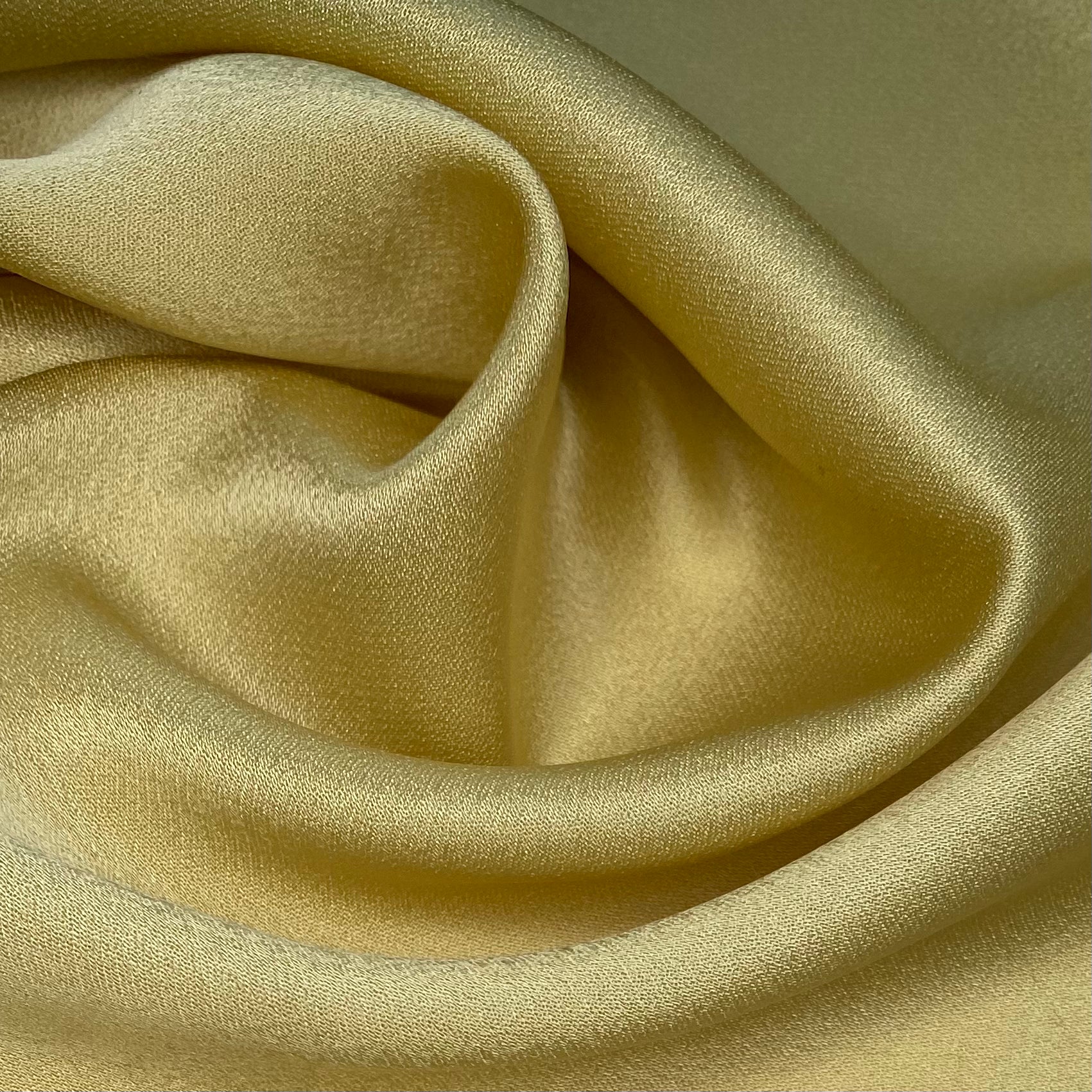 Polyester Crepe Back Satin - 44” - Yellow