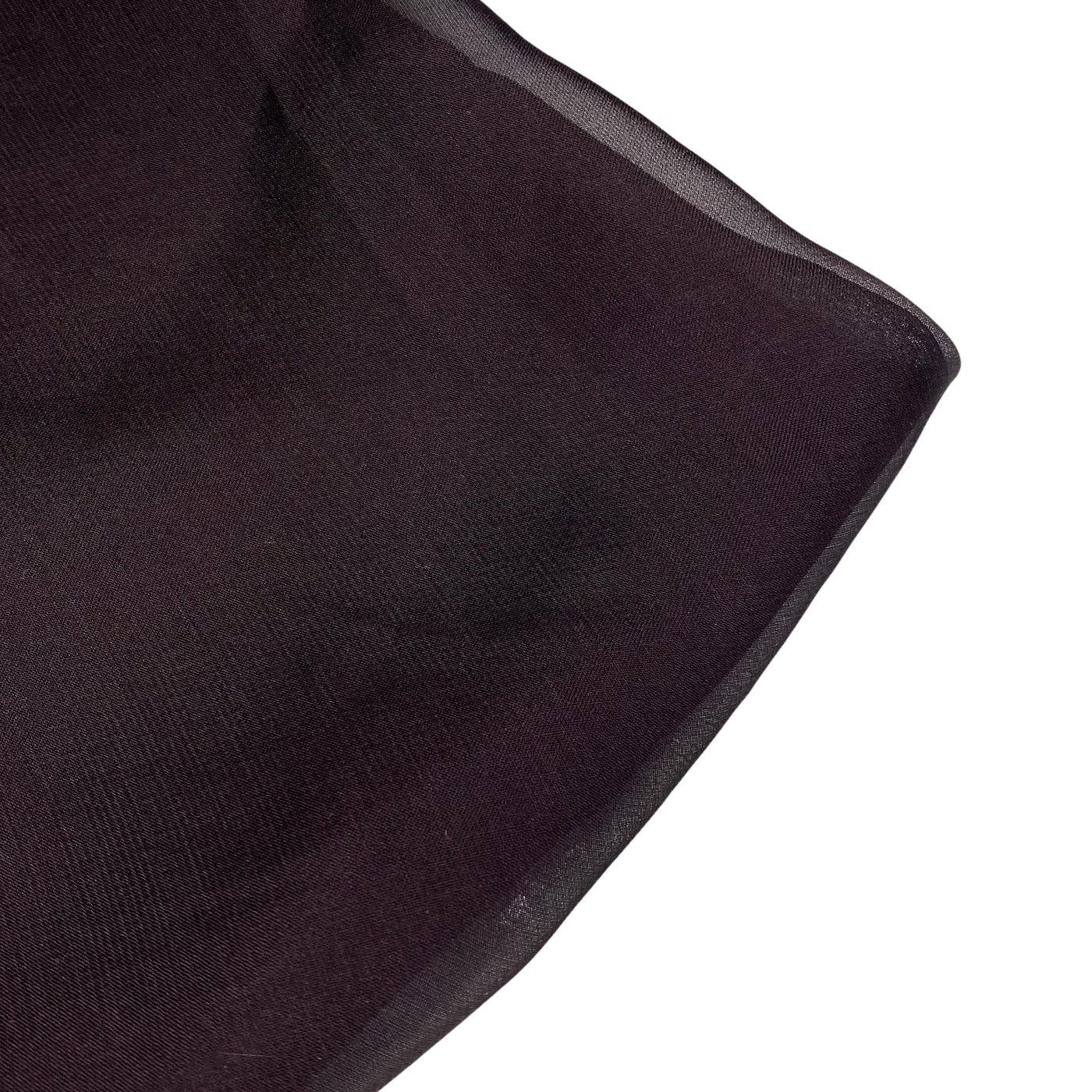 Silk Chiffon - 52” - Dark Brown