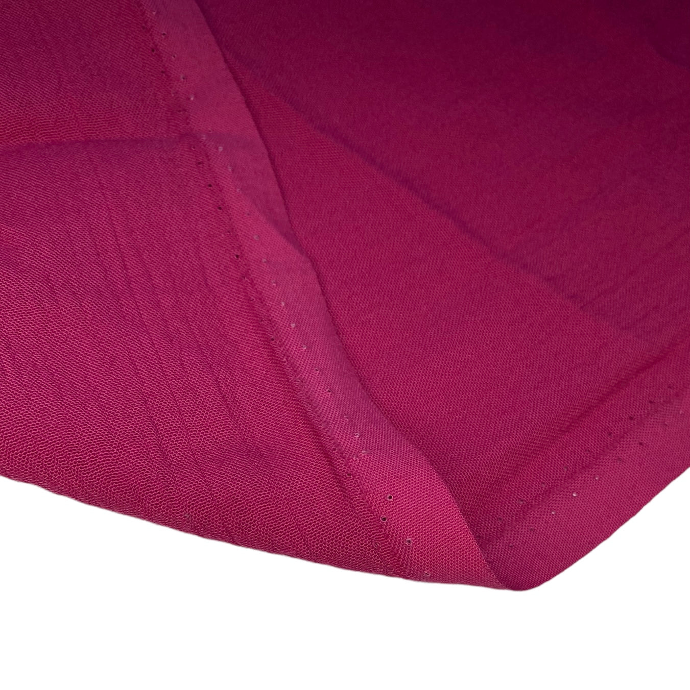 Crinkled Polyester/Cotton - Fuchsia