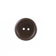 Two Hole Wood Button - 34mm - Brown - 1 Count