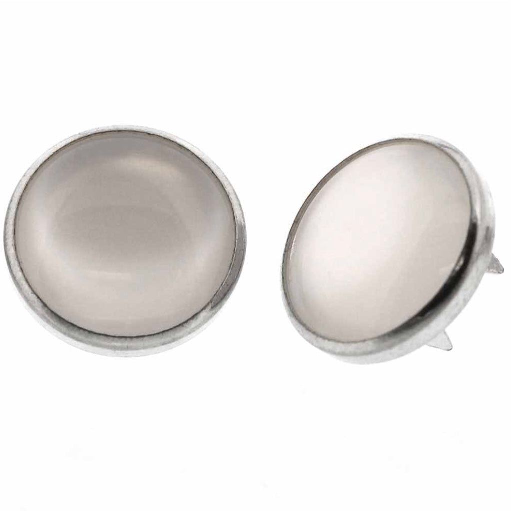 Pearl Snaps - 11.5mm (1/2″) - Beige - 6 Sets