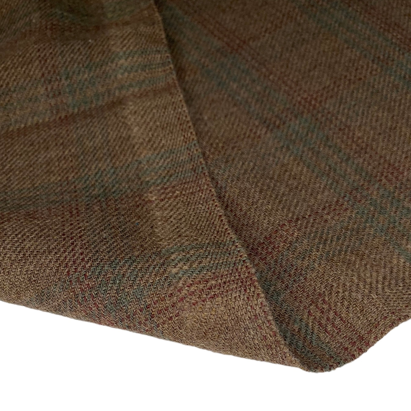 Wool Plaid - Brown/Burgundy/Green