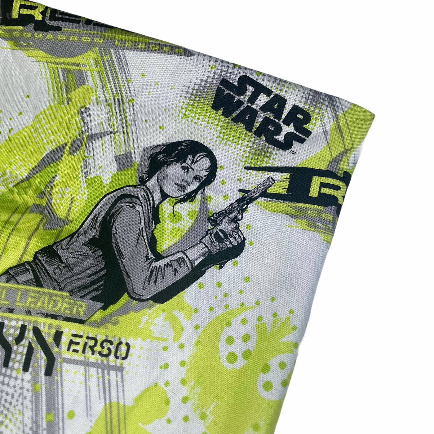 Quilting Cotton - Rebel Star Wars - Green/White