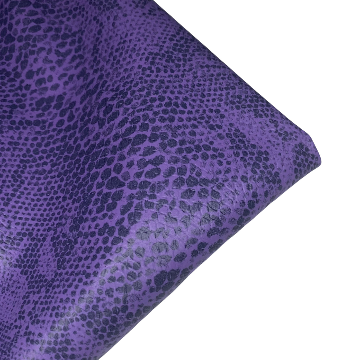 Stretch Embossed Snake Vinyl - 54” - Purple